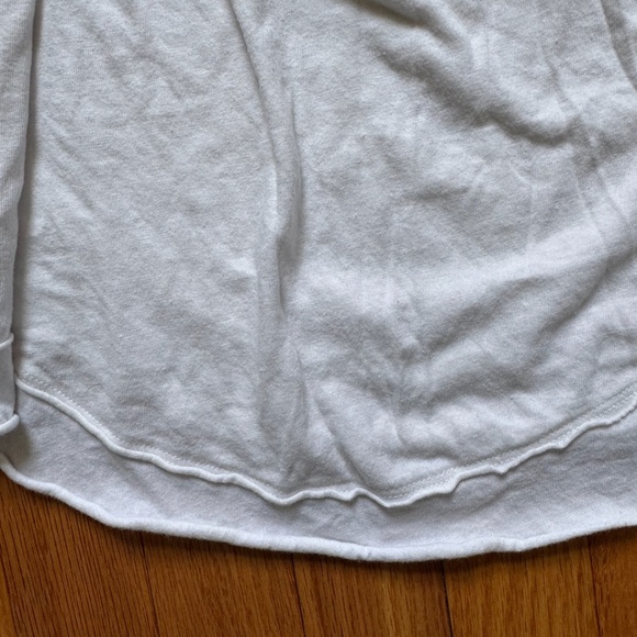 We the free free people white/off-white tank top with pleats and ruffles size s - Picture 2 of 6